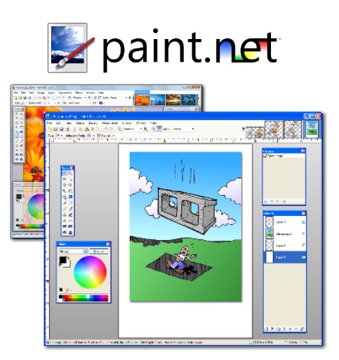 screenshots of Paint.net